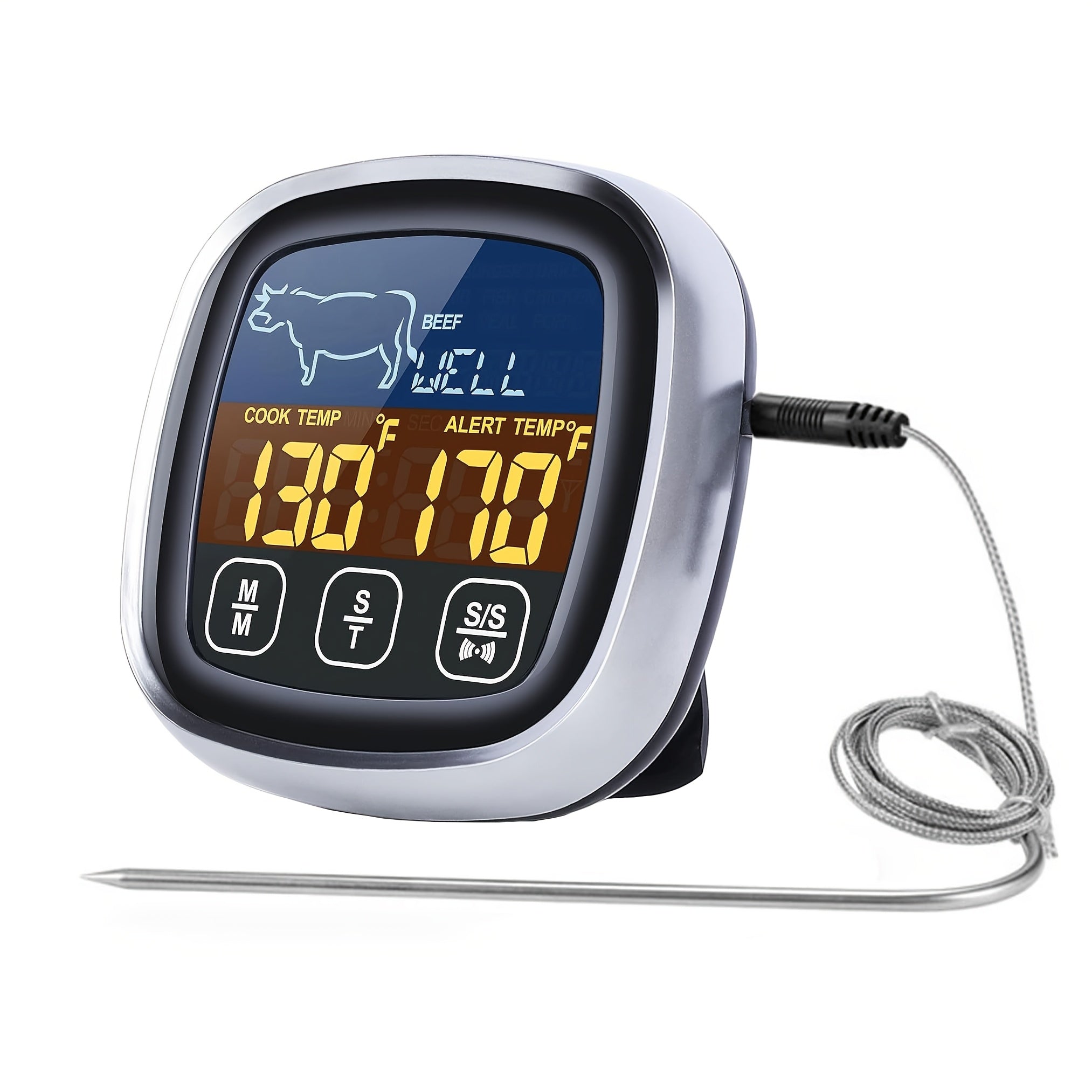 🔥 GrillSense Touch BBQ Thermometer