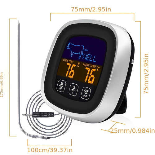 🔥 GrillSense Touch BBQ Thermometer