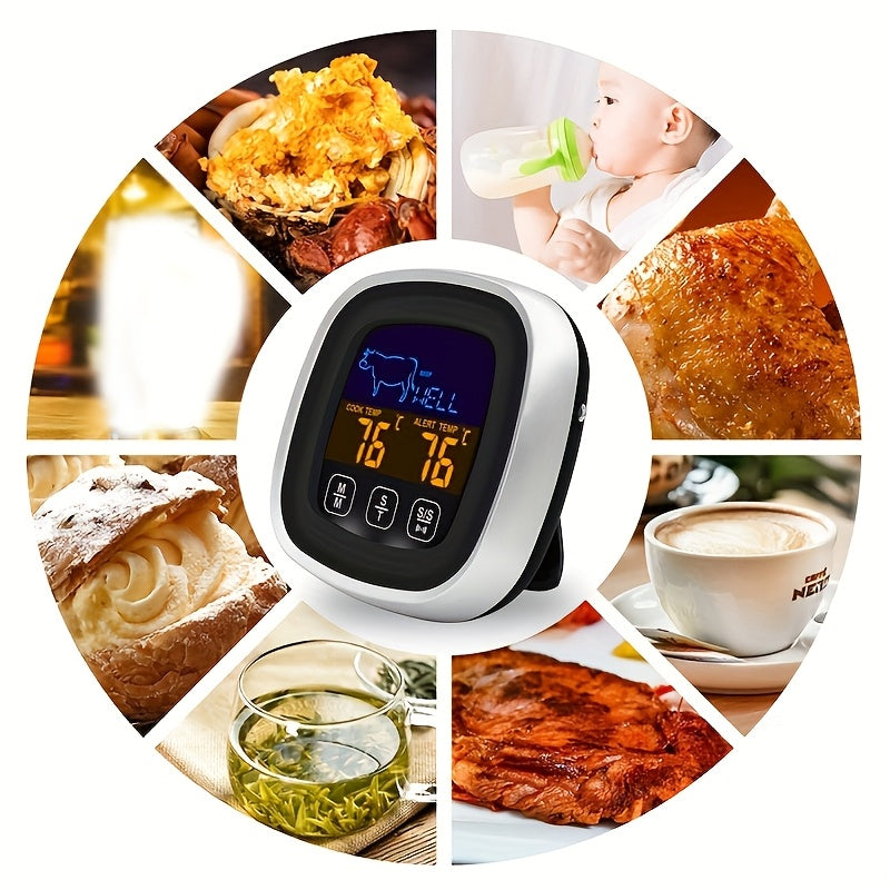 🔥 GrillSense Touch BBQ Thermometer